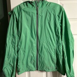 Eddie Bauer Green Windbreaker Liner Jacket